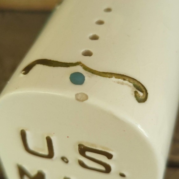 Vtg 1960s Enesco US Mail / Mailbox Salt and Pepper Shakers / Cardinal / Blue Jay - Picture 10 of 10